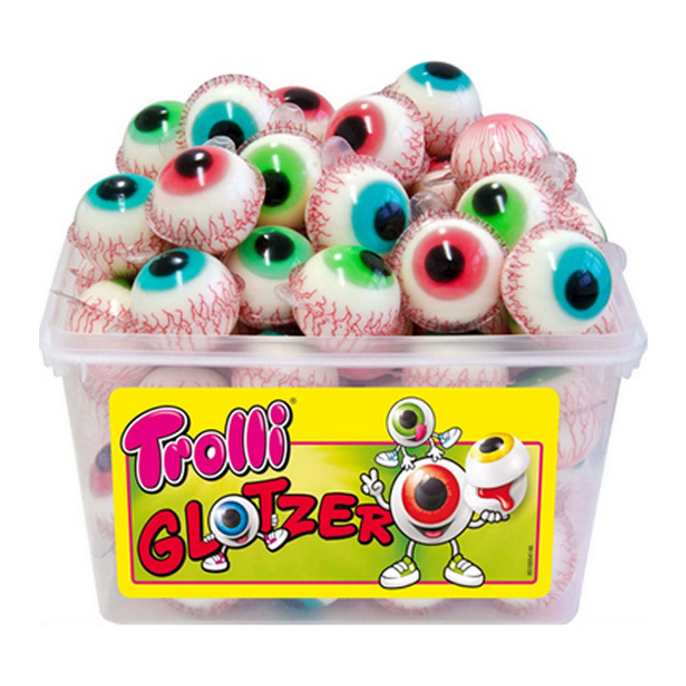 Trolli Glotzer oogballen 60 stuks