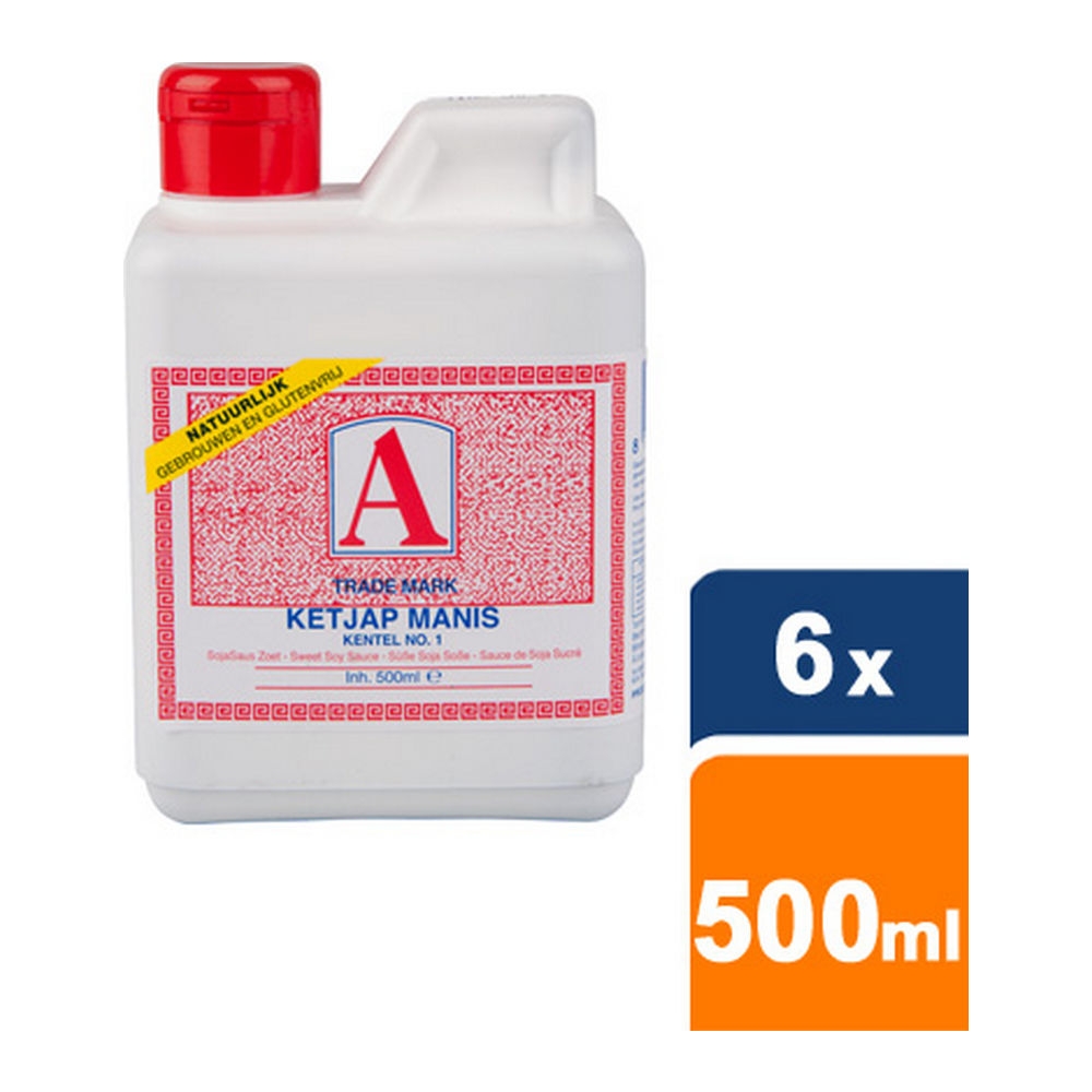 A Trade Mark Ketjap Manis Kentel No 1 6x 500ml