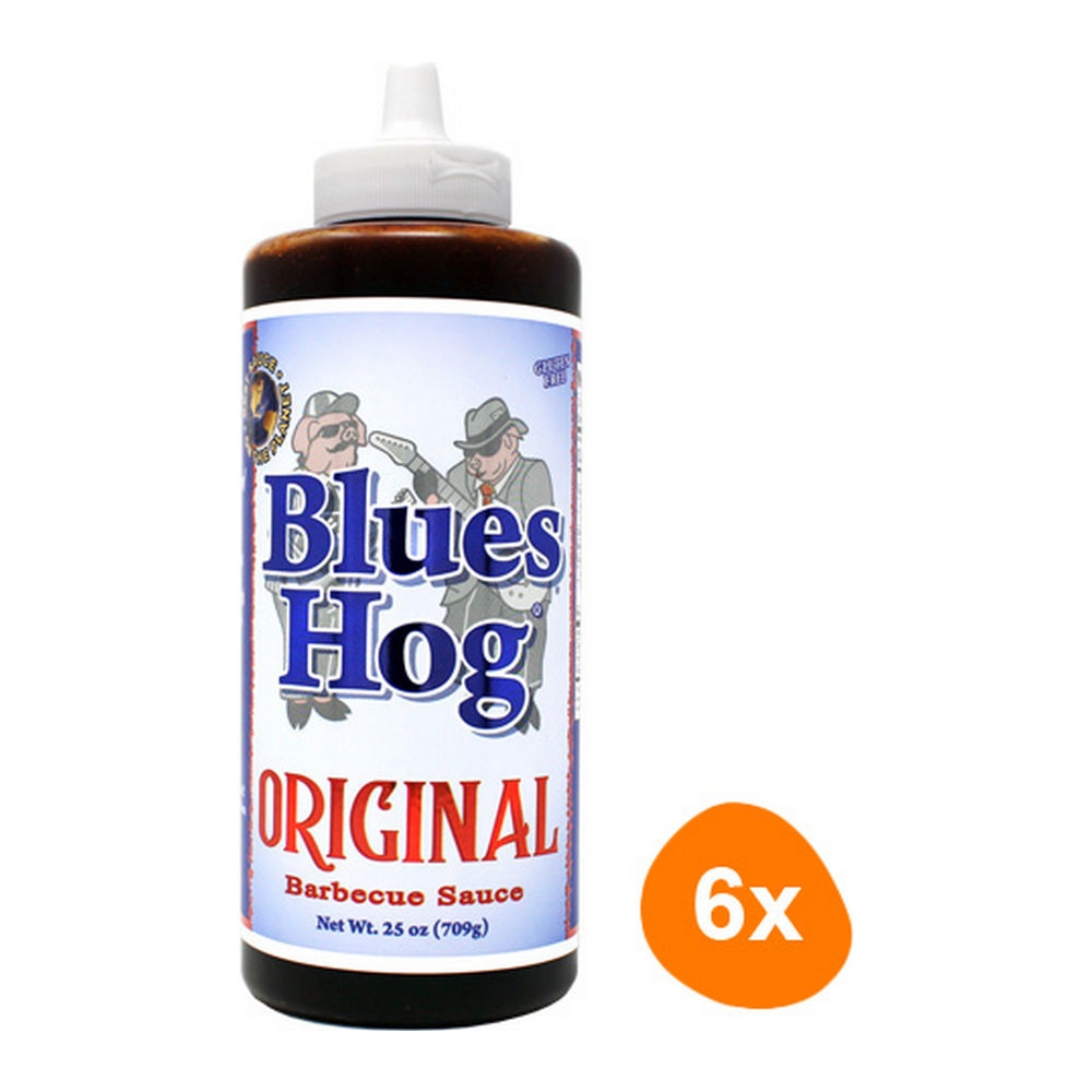 Blues Hog Original barbecuesaus Knijpfles 6x 709 g