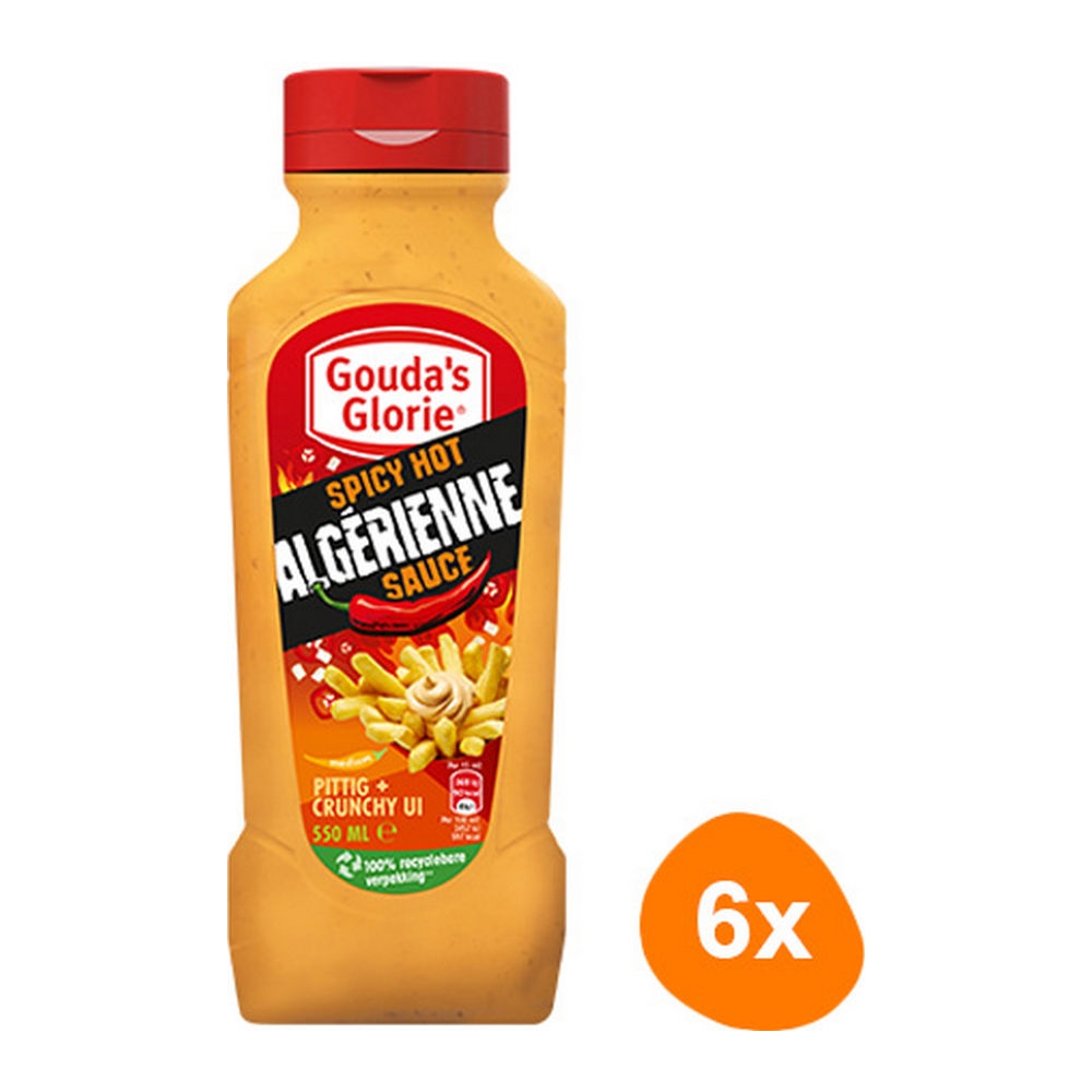 Goudaapos s Glorie Spicy Hot Algerienne Sauce 6x 550ml