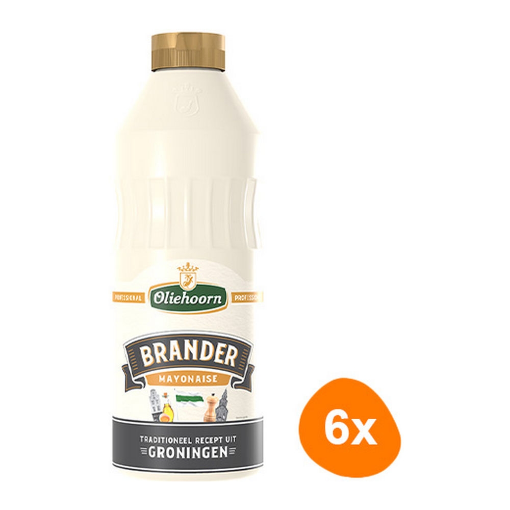 Oliehoorn Brander Mayonaise 6x 900ml