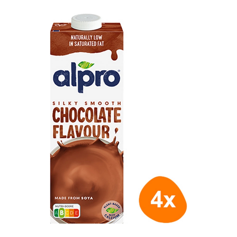 Alpro Soja Drink Choco 4x 1ltr