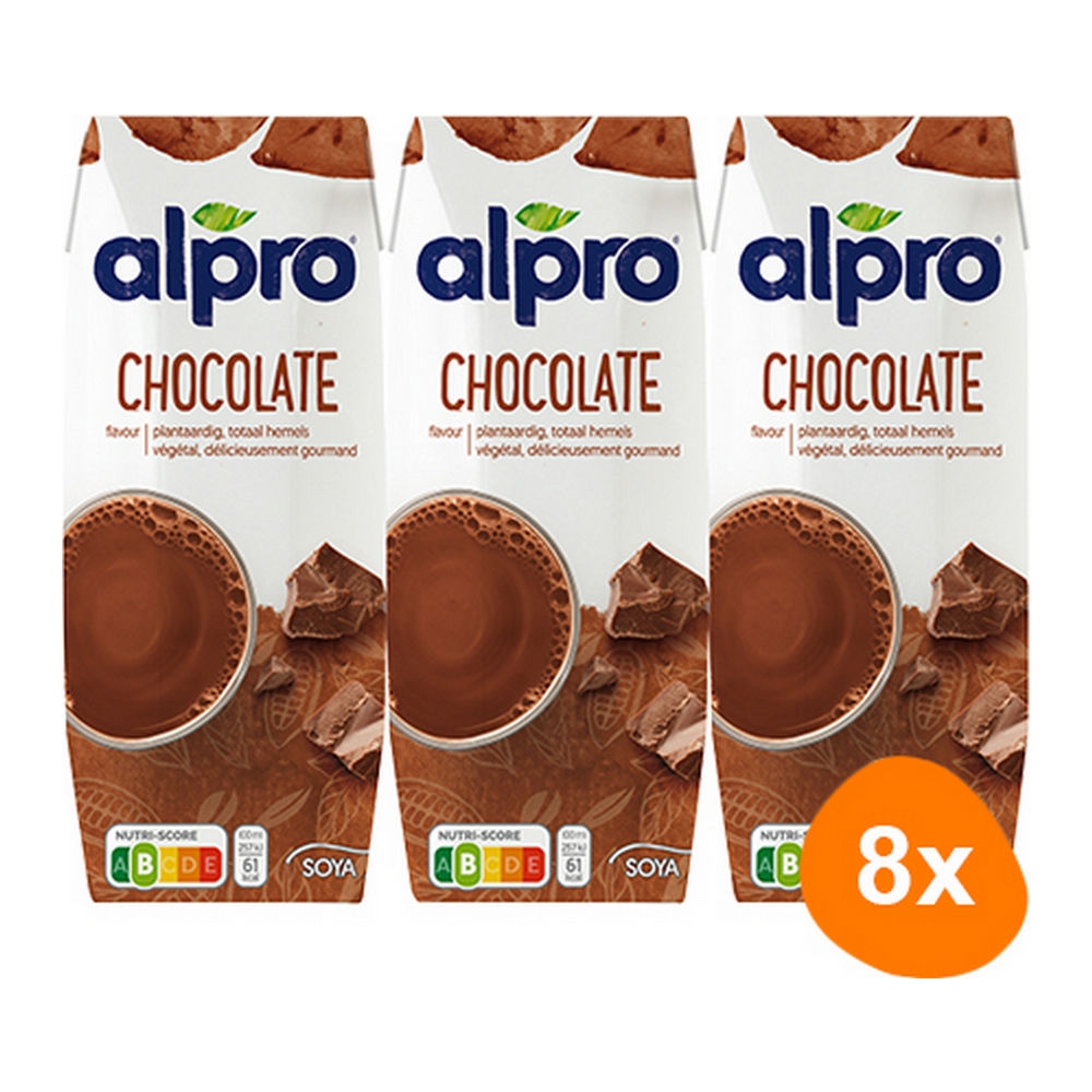 Alpro Soja Drink Choco 8x 3x 250ml