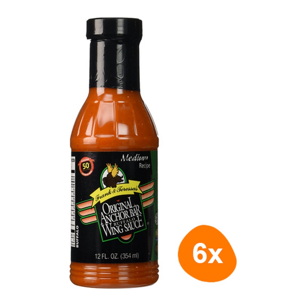 Anchor Bar Buffalo Wing Sauce 6x 300ml
