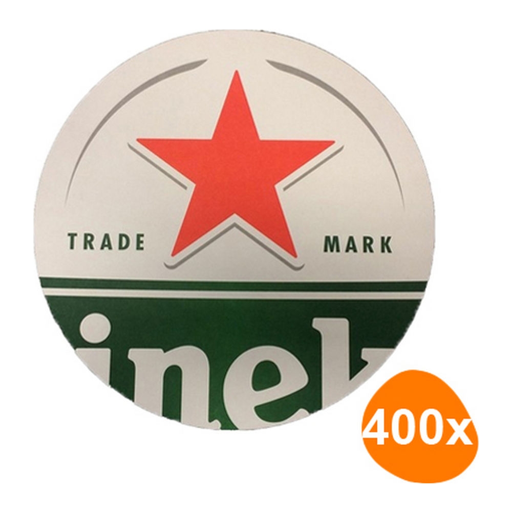 Heineken - Bierviltjes - 400 stuks (4x 100 stuks) afbeelding 1