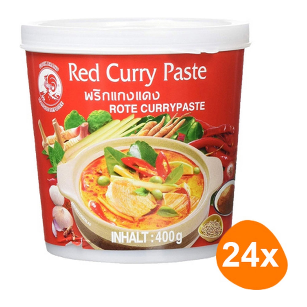 Cock Brand - Rode Currypasta - 24x 400g