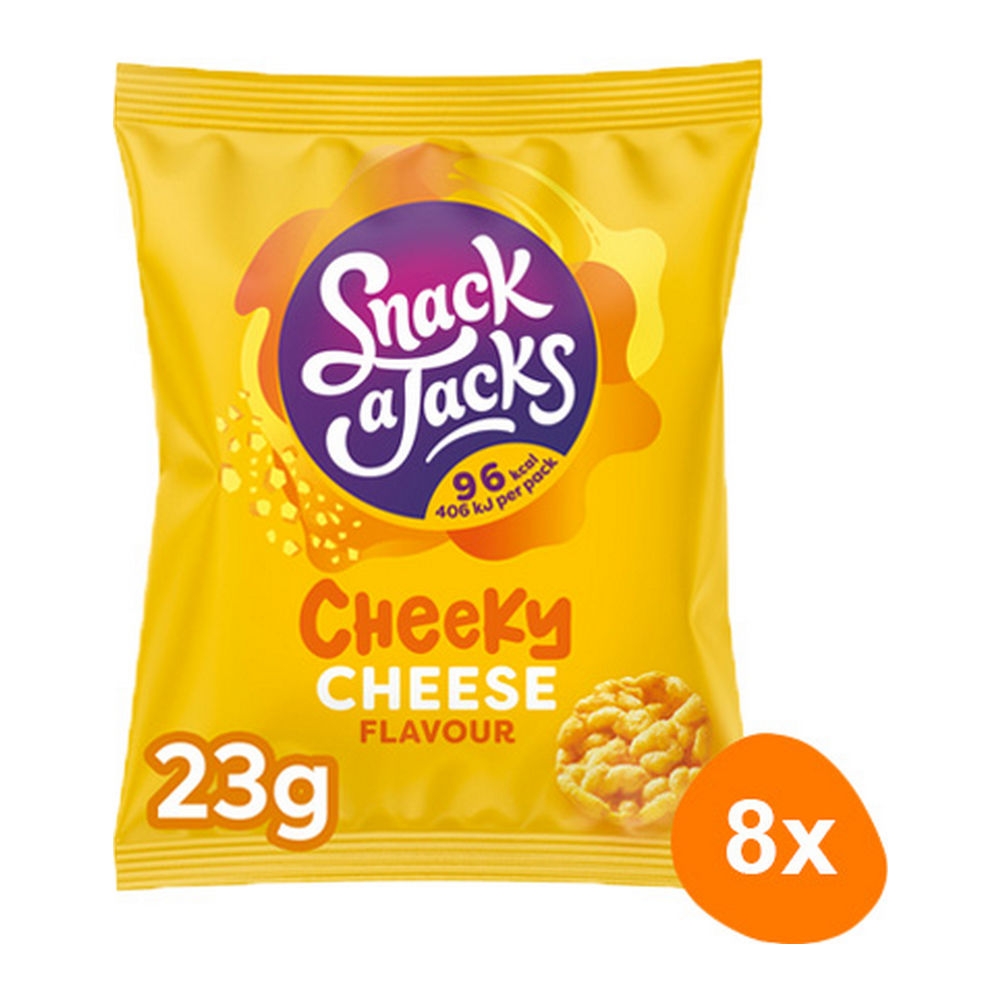 Snack a Jacks Rijstwafels Cheese 8x 23g