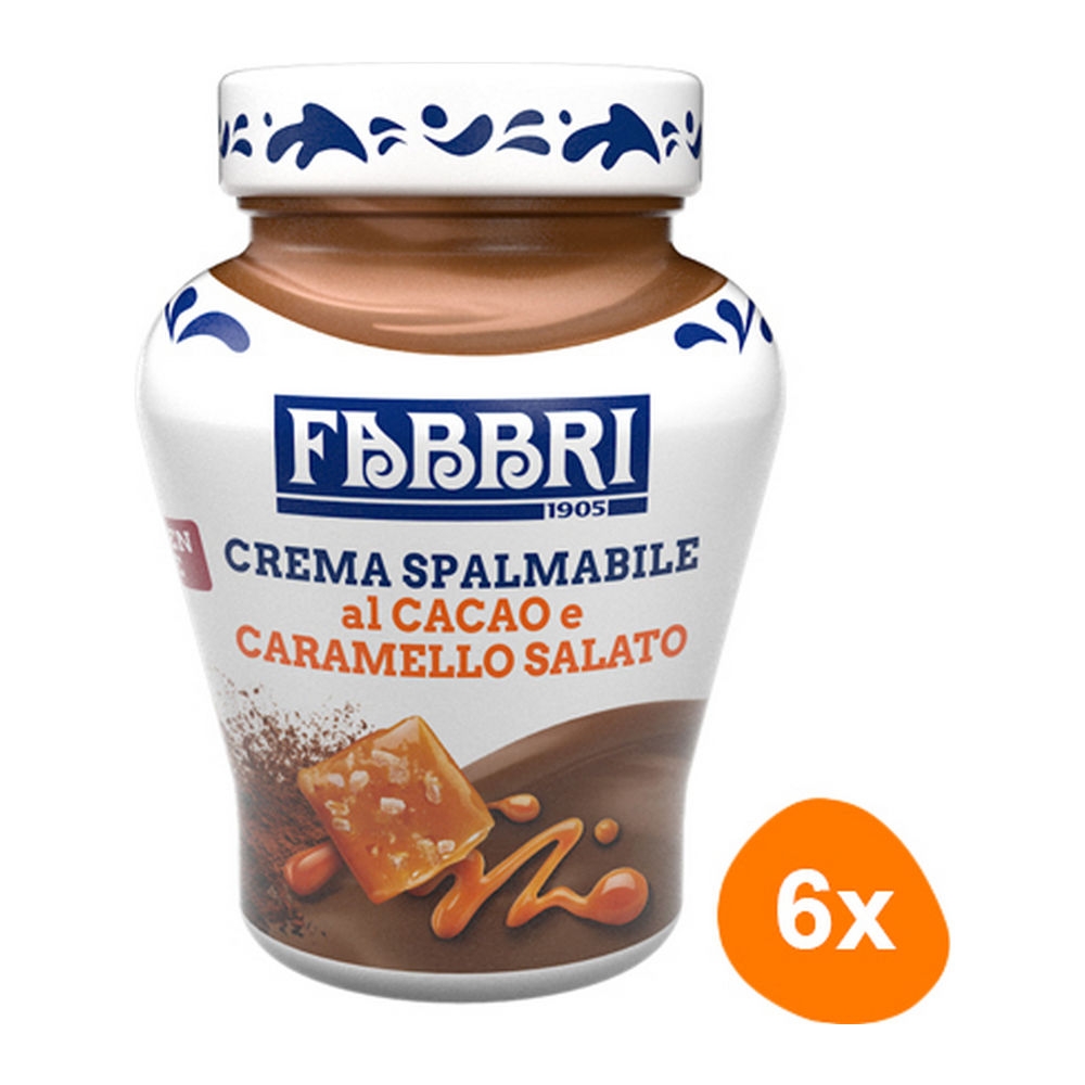 Fabbri - Cacao en Zoute Karamelpasta - 6x 200g