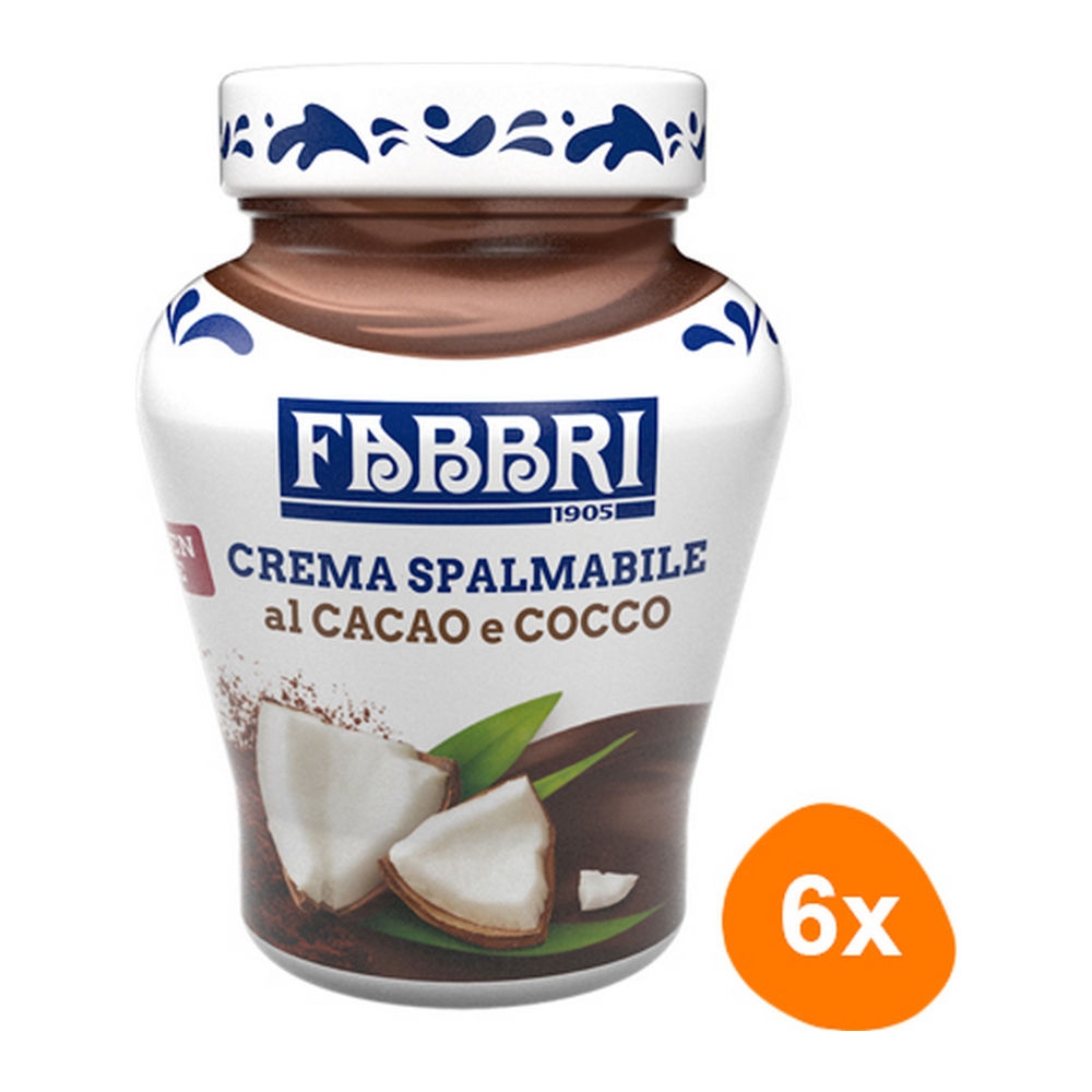 Fabbri - Cacao en Kokospasta - 6x 200g
