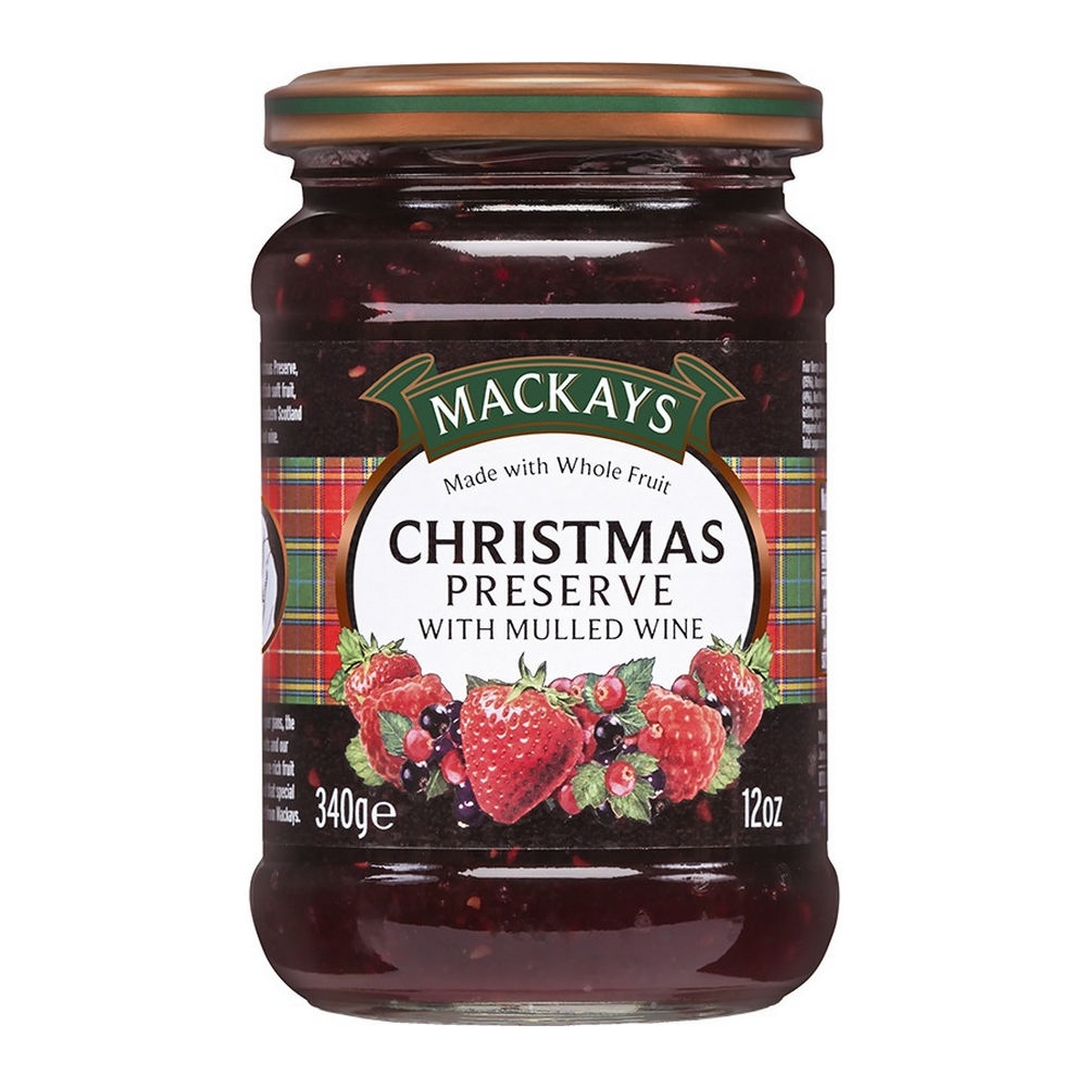 Mackays Christmas Preserve With Mulled Wine 340g