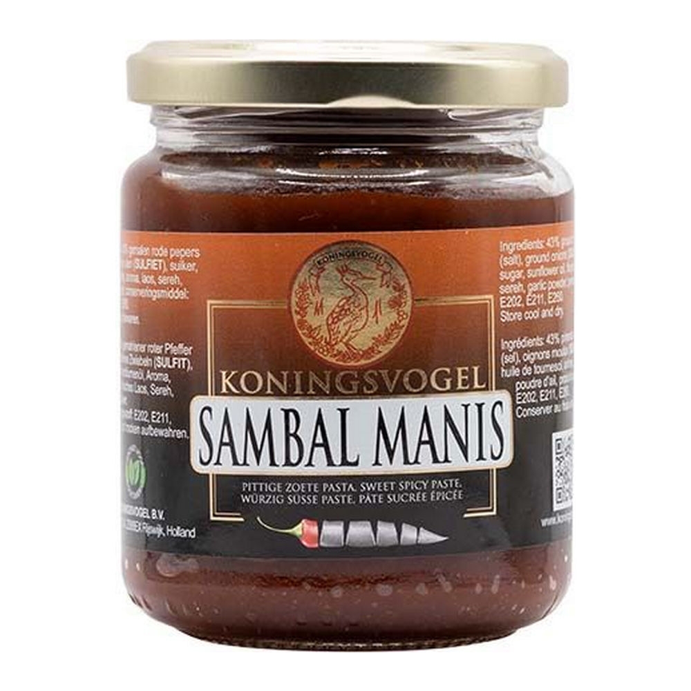 Koningsvogel Sambal Manis 280g