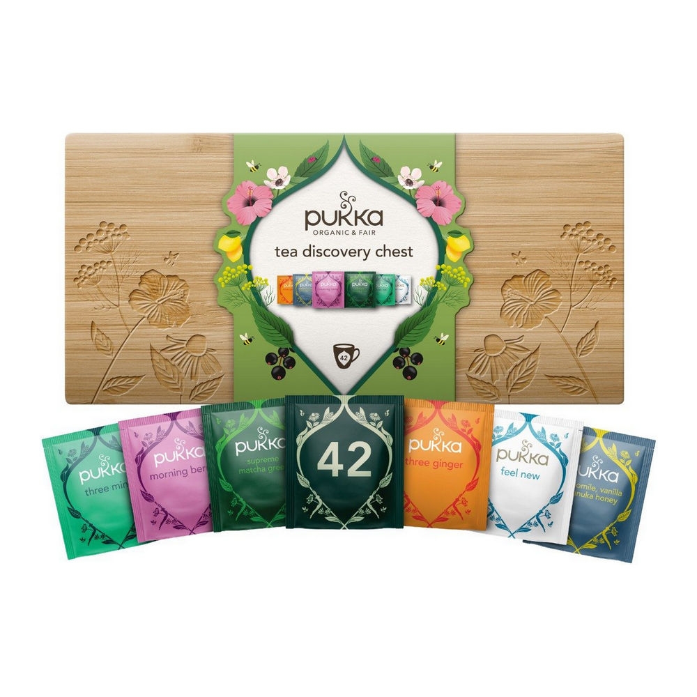 Pukka - Tea Discovery Theekist 6-vaks (gevuld)