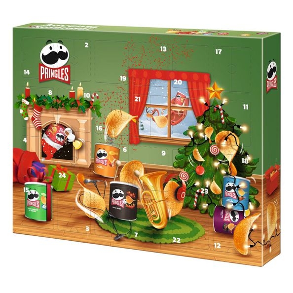 Pringles - Adventskalender Groen - 960 gram