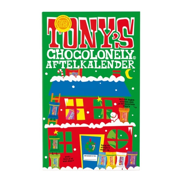 Tony's Chocolonely | Aftelkalender | 12 stuks