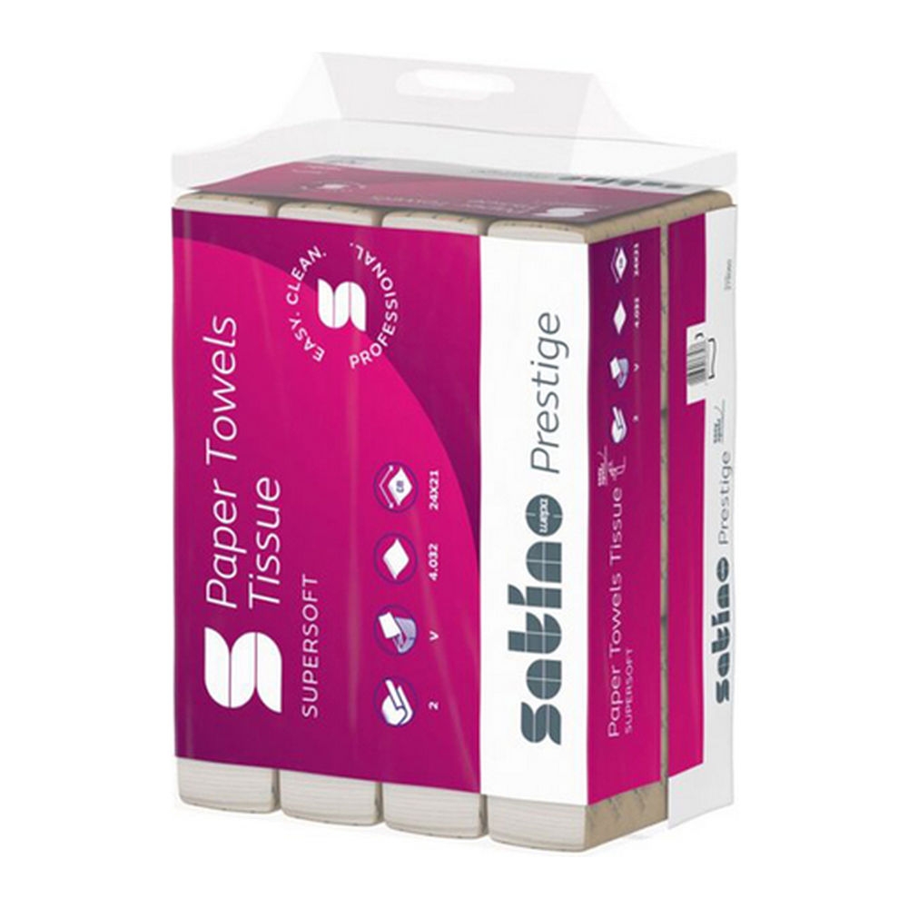 Satino - PT3 Prestige 2lgs Handdoekje 24x21cm - 4032 stuks afbeelding 1