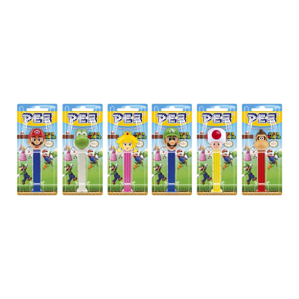 Pez - Standup Blister Nintendo - 12 stuks