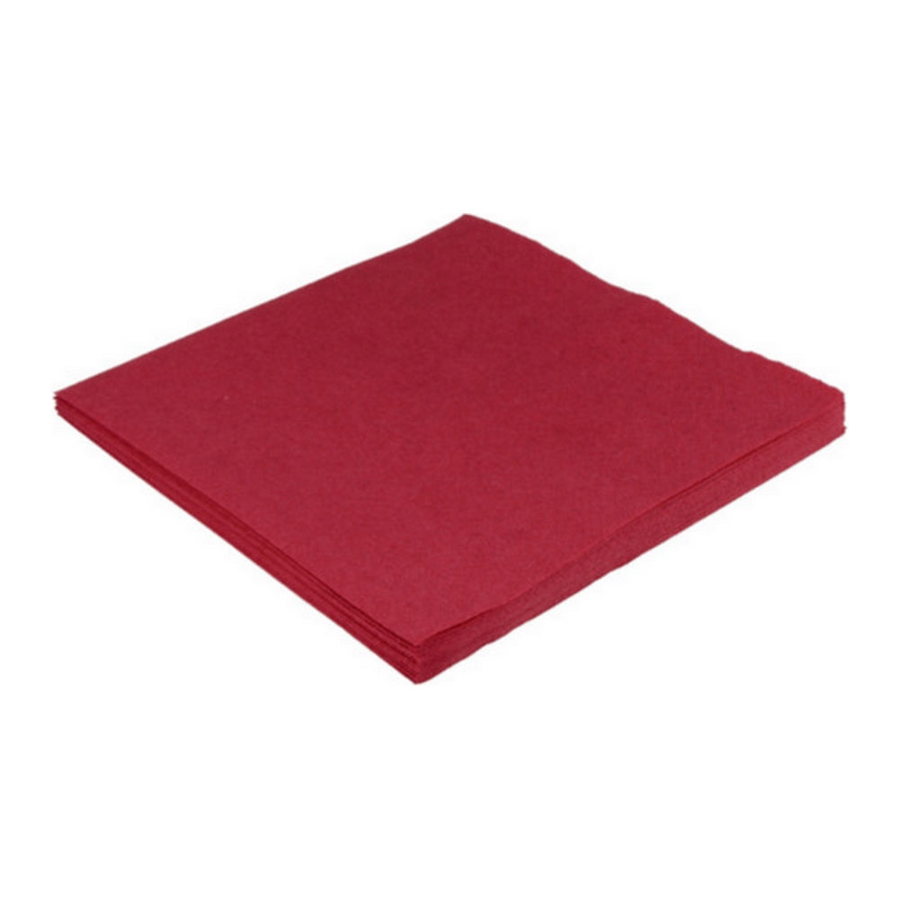 Servet - Bordeaux 2-laags 33x33cm 1/4 Vouw - 250 stuks afbeelding
