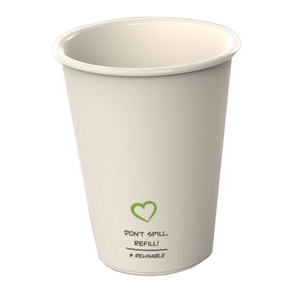 Reusable - Koffiebeker Blanco Beige 180cc - 20 stuks afbeelding 1