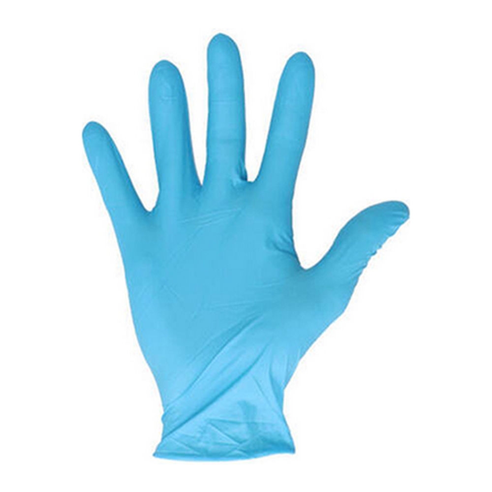 Handschoen - Nitril Blauw Ongepoederd XXL - 100 stuks afbeelding 1