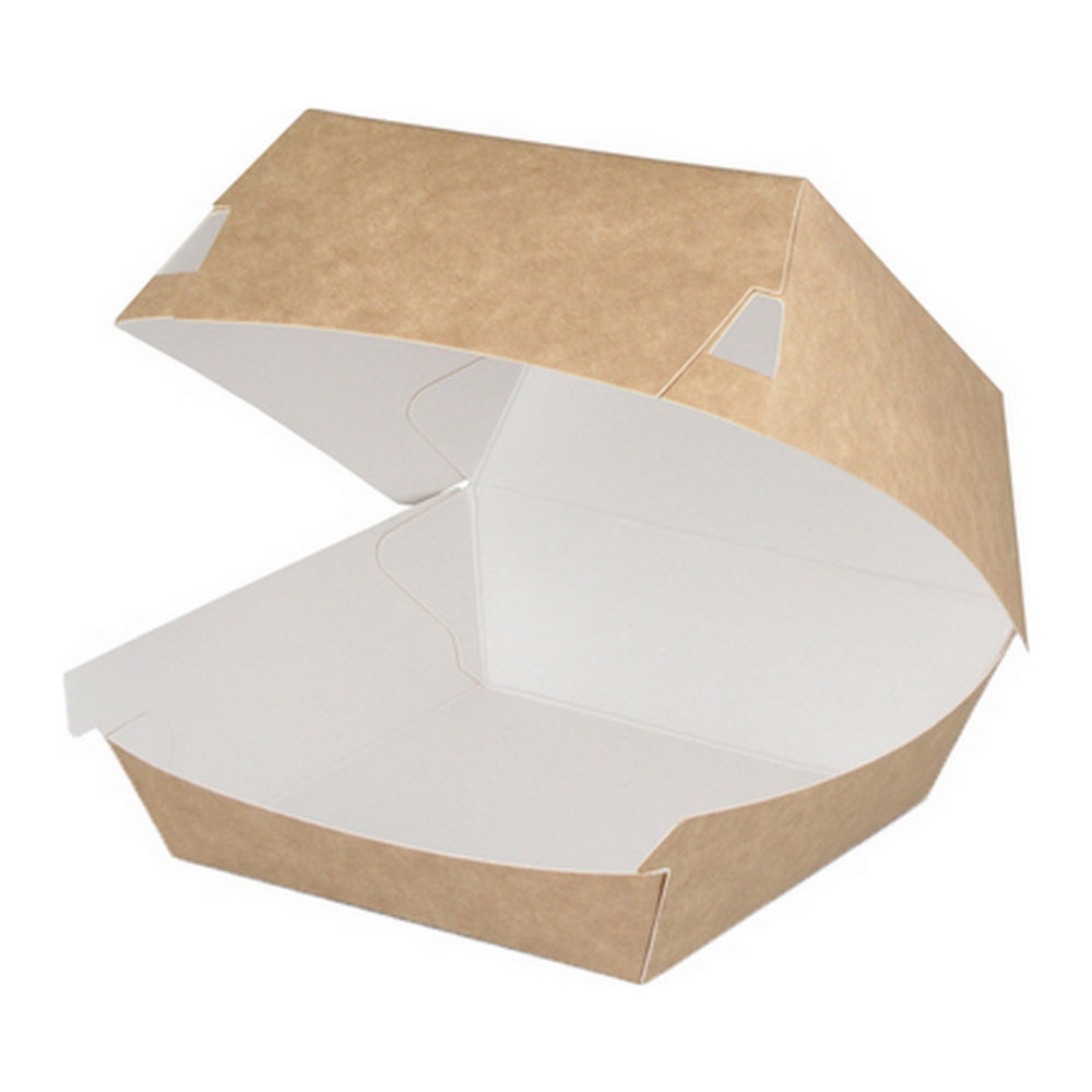 Hamburgerbak - Klein Kraft/Wit - 400 stuks afbeelding 1
