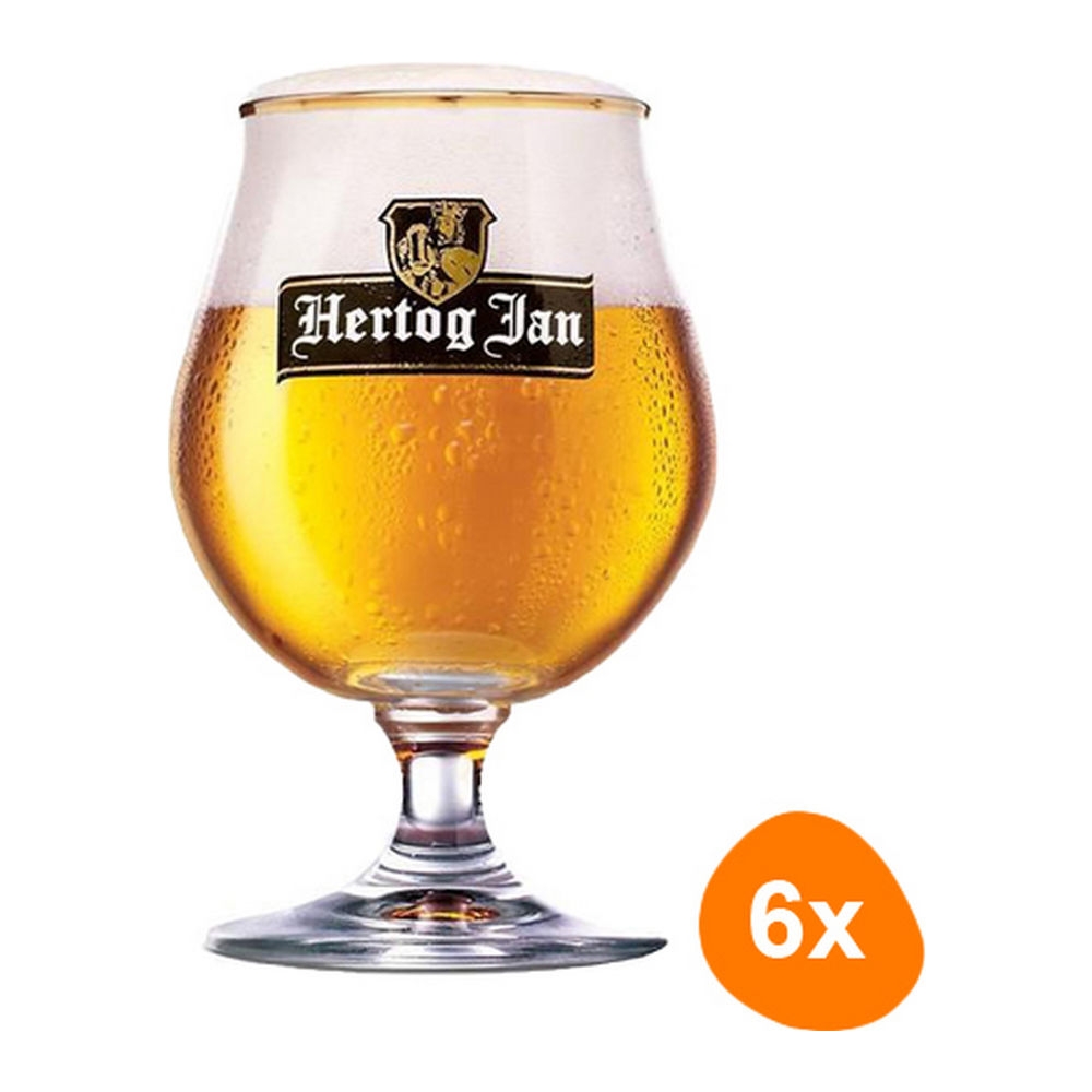 Hertog Jan - Speciaalbierglas op voet 250ml - 6 stuks