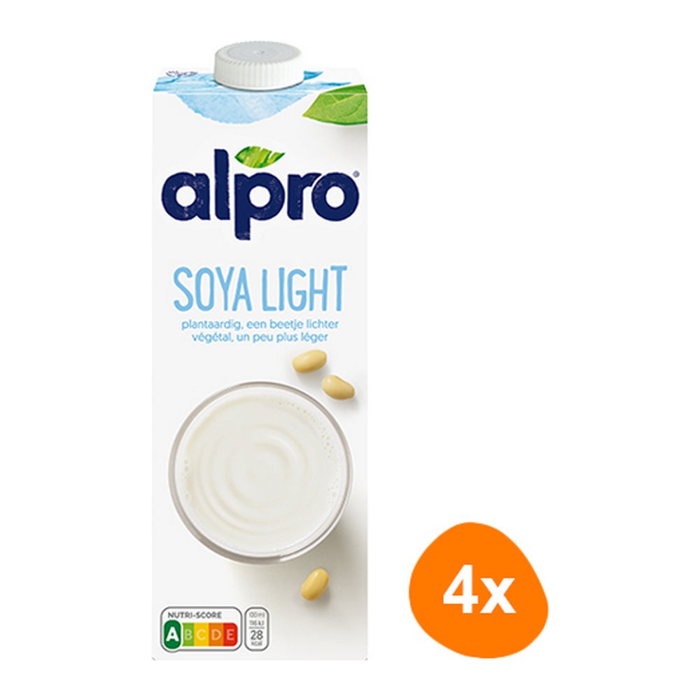 Alpro Sojadrink Light 4x 1ltr