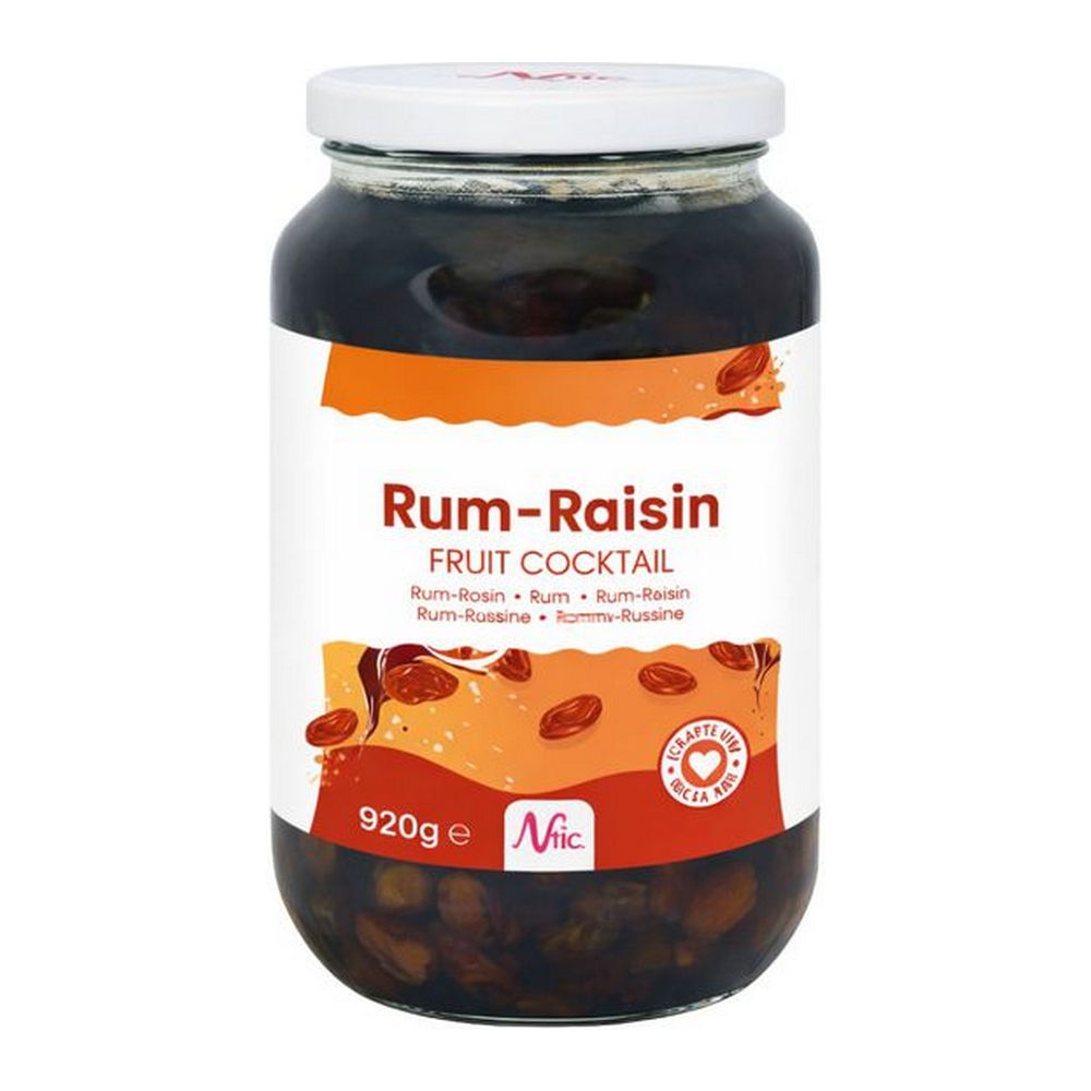 Nic - Rum Rozijnen Fruitcocktail - 920 gram