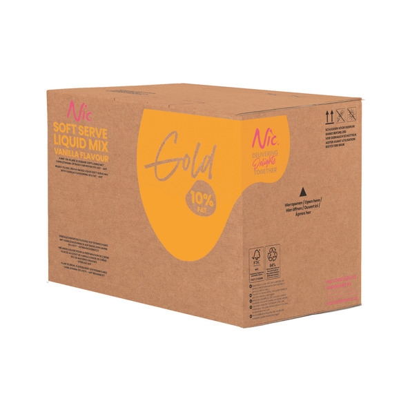 Nic - IJsmix Vloeibaar Gold 10% - 10 liter
