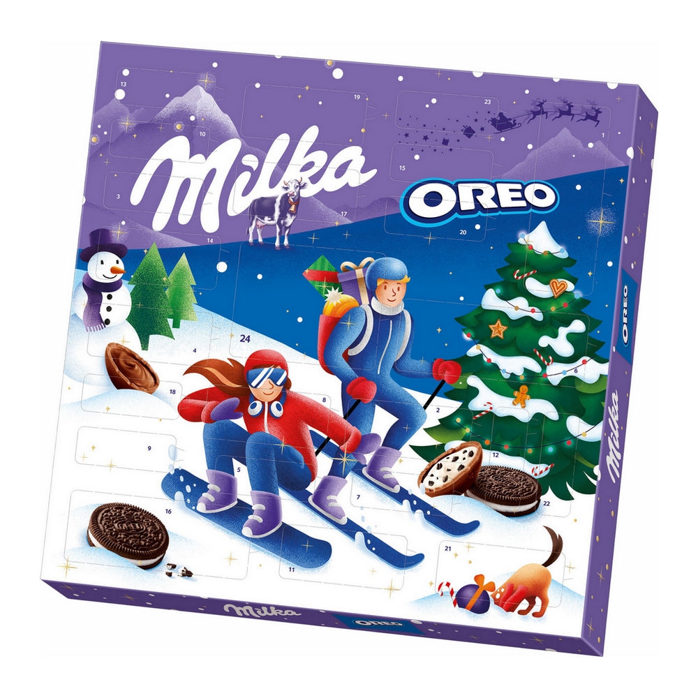 Milka - Oreo Adventskalender - 284 gram