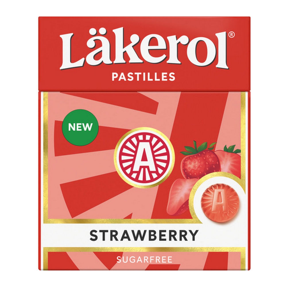 Lakerol - Strawberry Doosje - 24x 25g