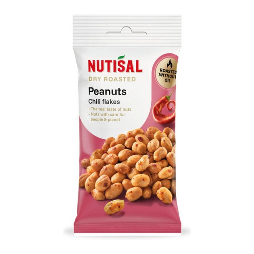 Nutisal - Dry Roasted Peanuts Chili Flakes - 14x 60g