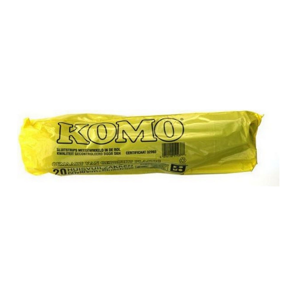 Komo - Afvalzak 60x80cm 50my - 20x 20x