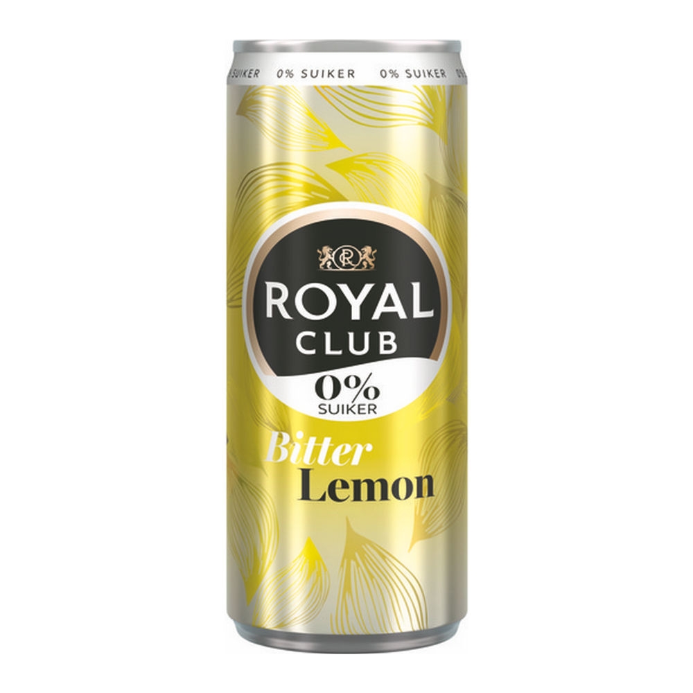 Royal Club Bitter Lemon 0 Blik 12x 25cl