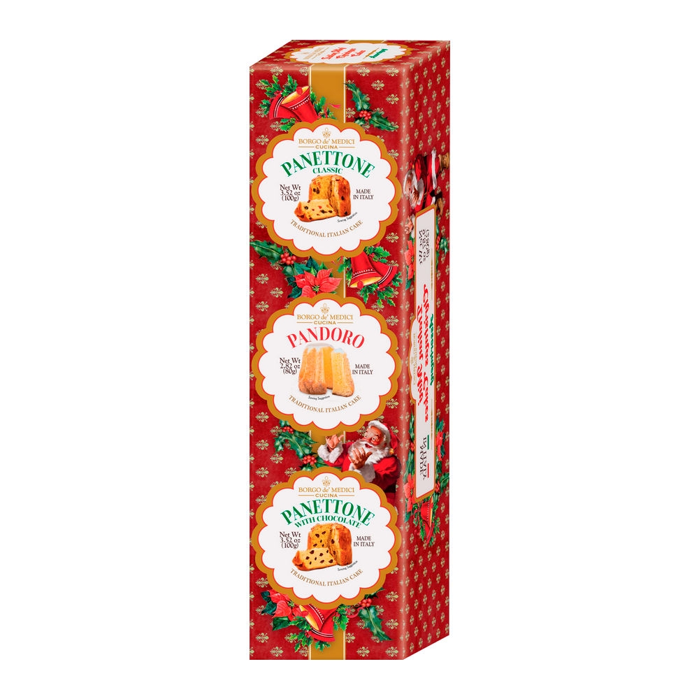 Borgo deapos Medici Panettone Pandoro 6 x 280 gram