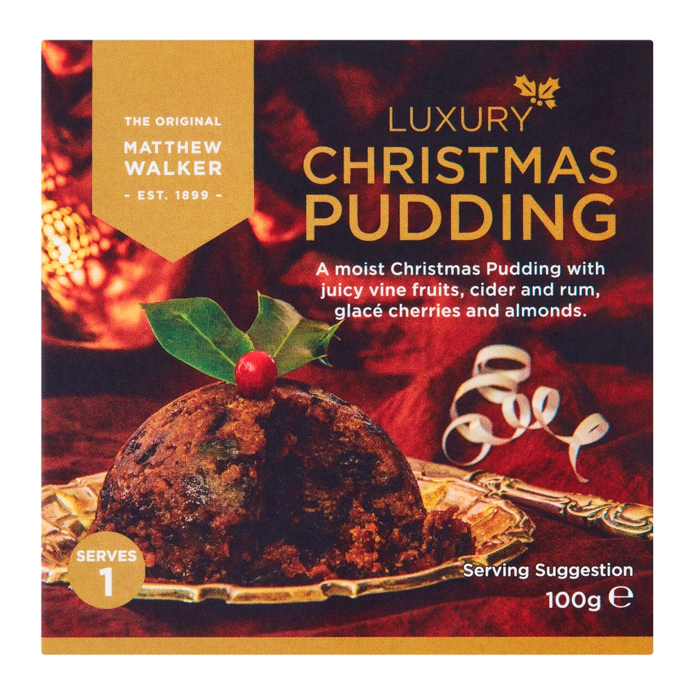 Matthew Walker Luxury Christmas Pudding 36 x 100 gram
