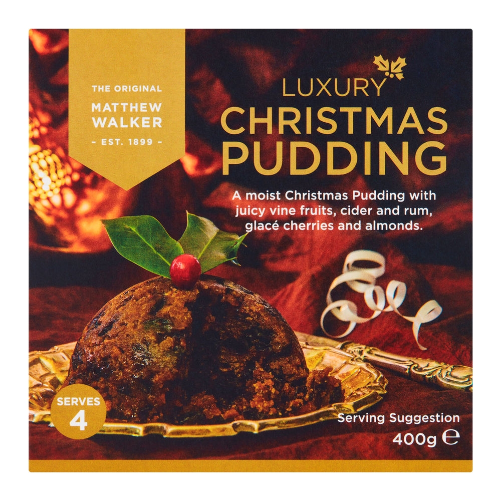Matthew Walker Luxury Christmas Pudding 12 x 400 gram