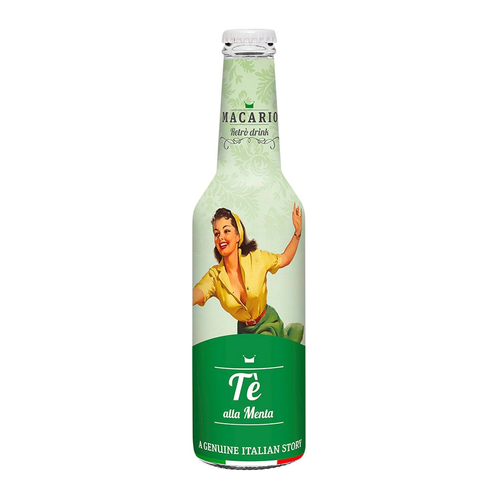 Macario Retro Drink Tè Alla Menta 12 x 275 ml