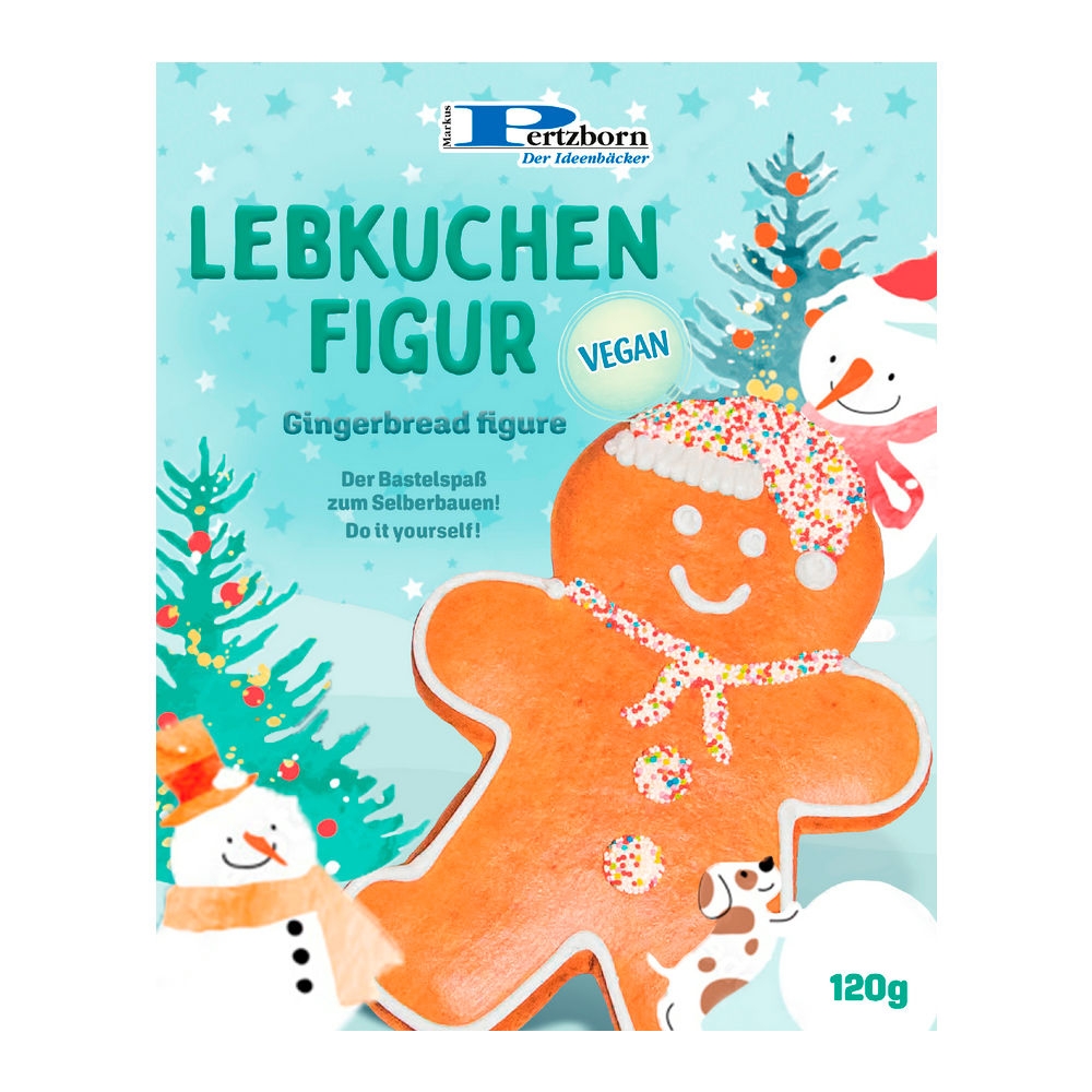 Pertzborn Diy Lebkuchen Man Doos 10 x 120 gram
