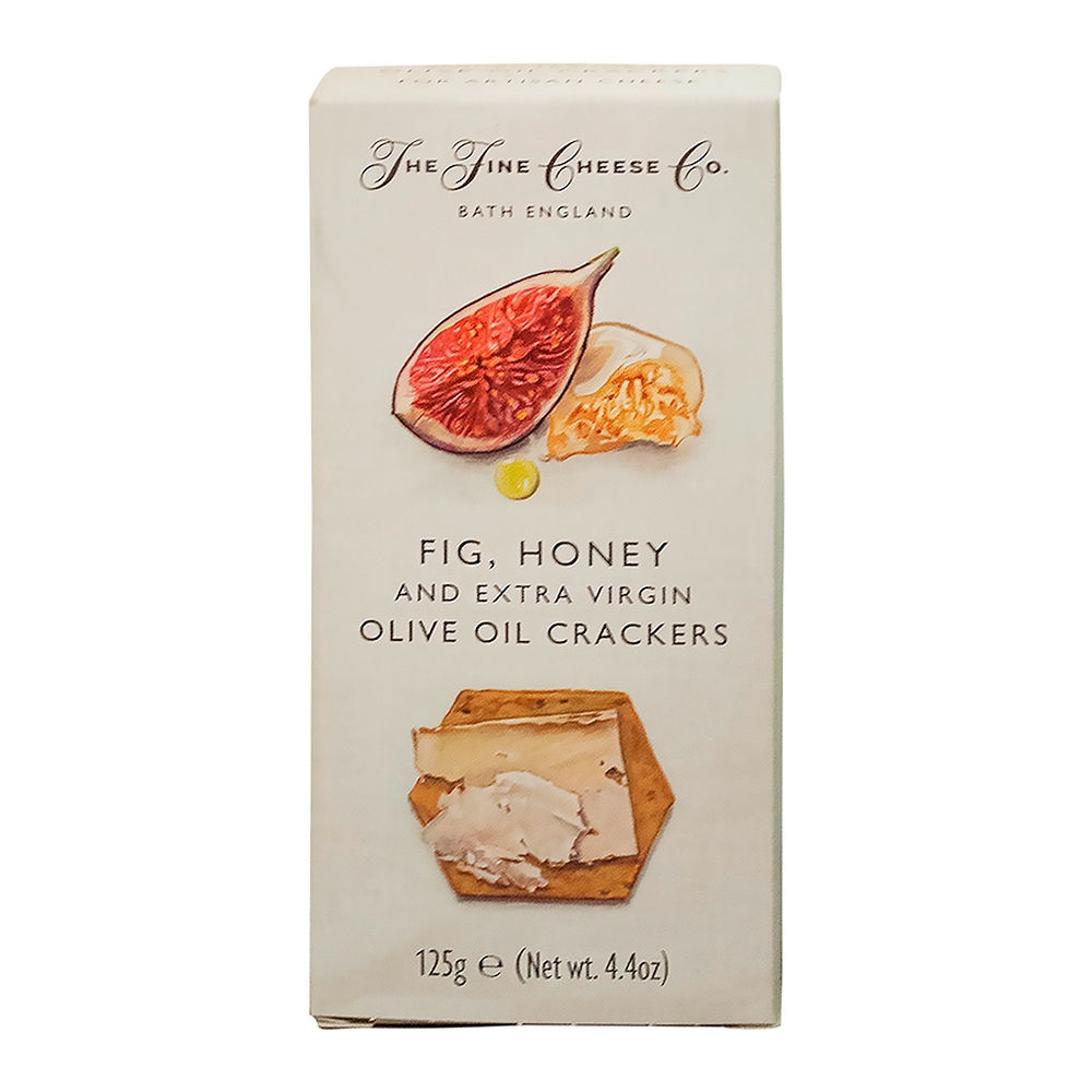 The Fine Cheese Company Fig Honey Olive Oil Crackers 6 x 125 gram