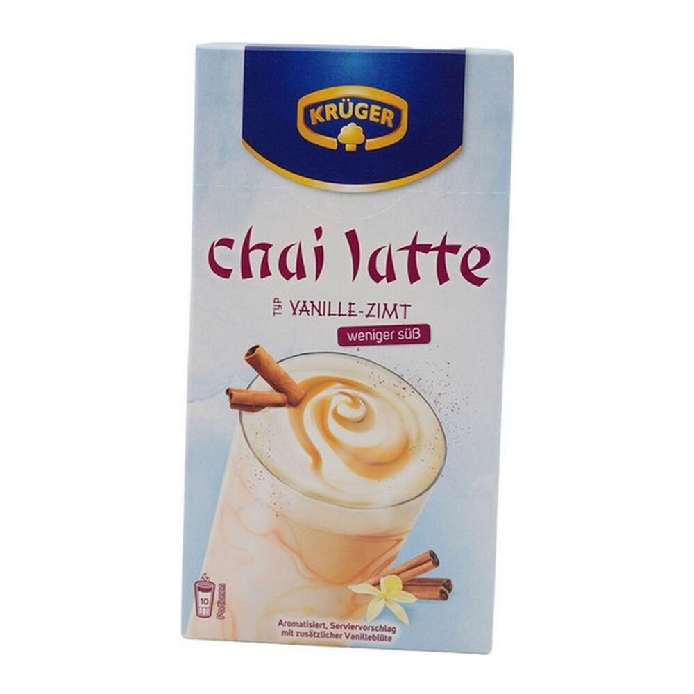 Kruger Chai Latte Minder Zoet Vanille Kaneel 8x 250g