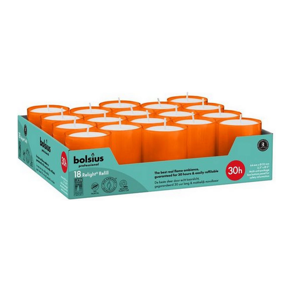 Bolsius  Relight 30 Uur Oranje - 4x 18x