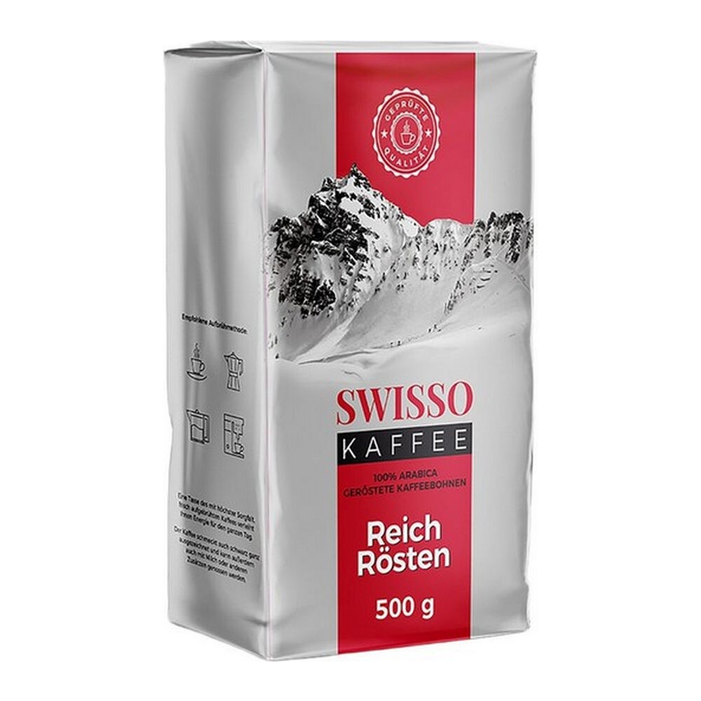 Swisso Koffie Vol Gebrand 12x 500g