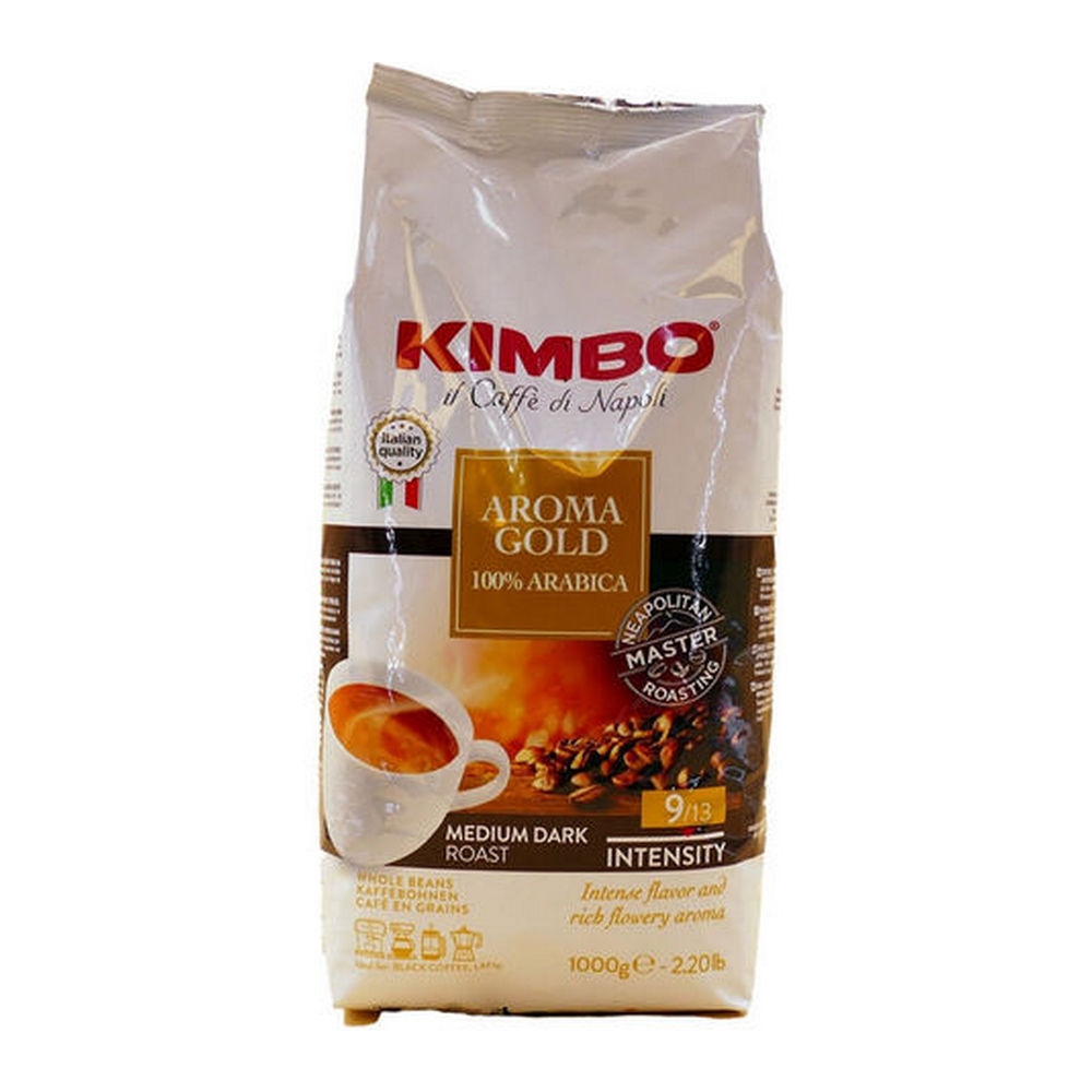 Kimbo Aroma Gold 100 Arabica Bonen 6x 1000g