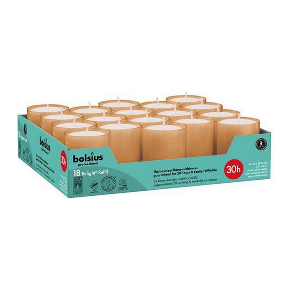 Bolsius  Relight 30 Uur Zacht Roze - 4x 18x
