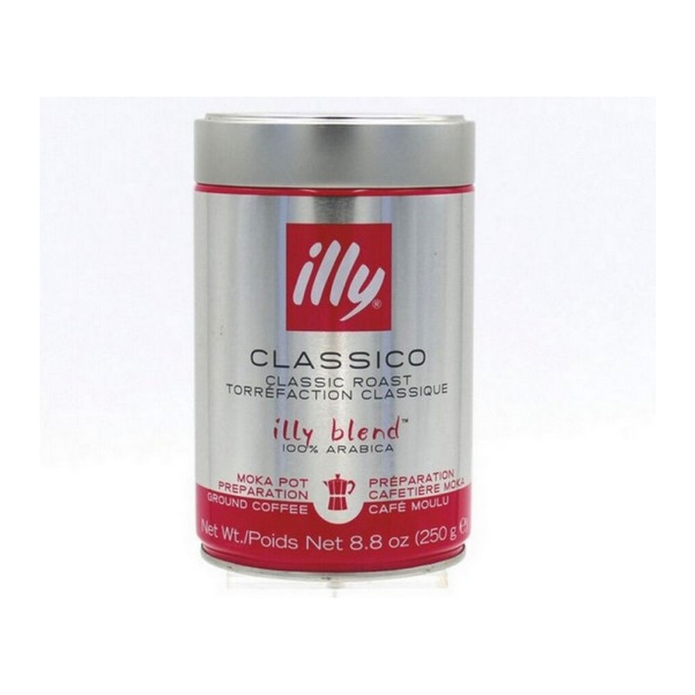 Illy Classico Moka Intenso Gemalen Blik 6x 250g