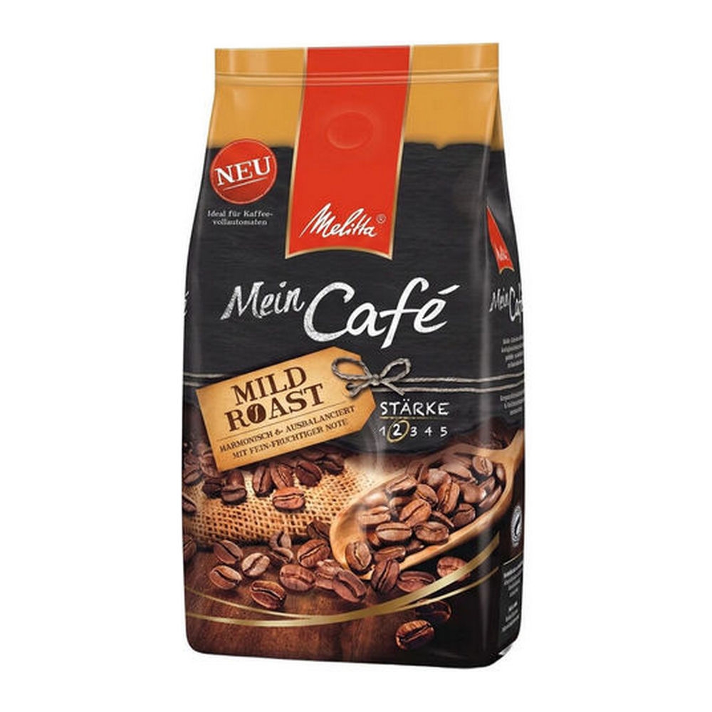 Melitta Mein Cafe Mild Roast Bonen 8x 1000g