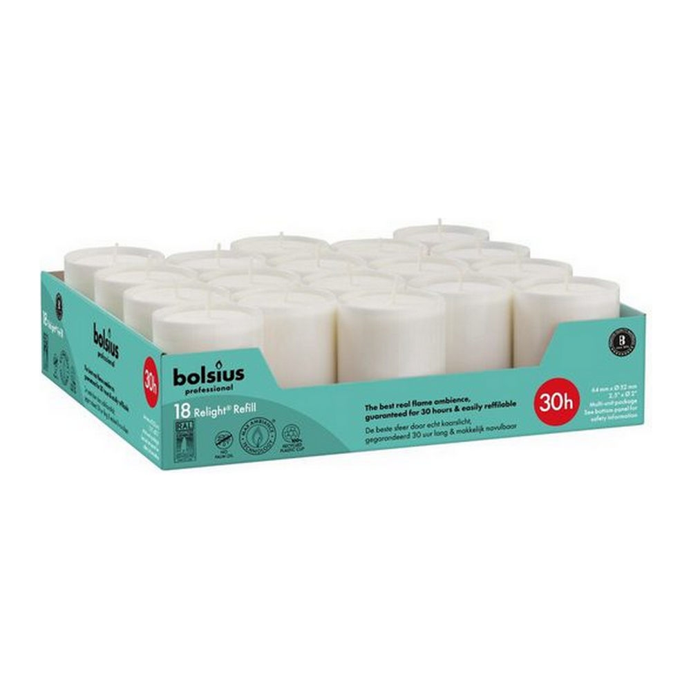 Bolsius  Relight 30 Uur Wit - 4x 18x