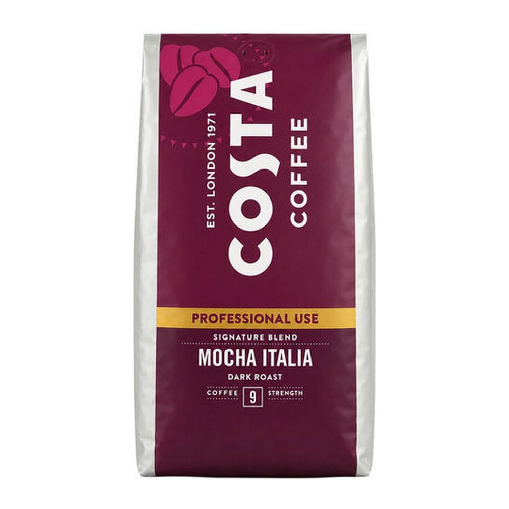 Costa Coffee  Mocha Italia Dark Roast Bonen - 6x 1000g