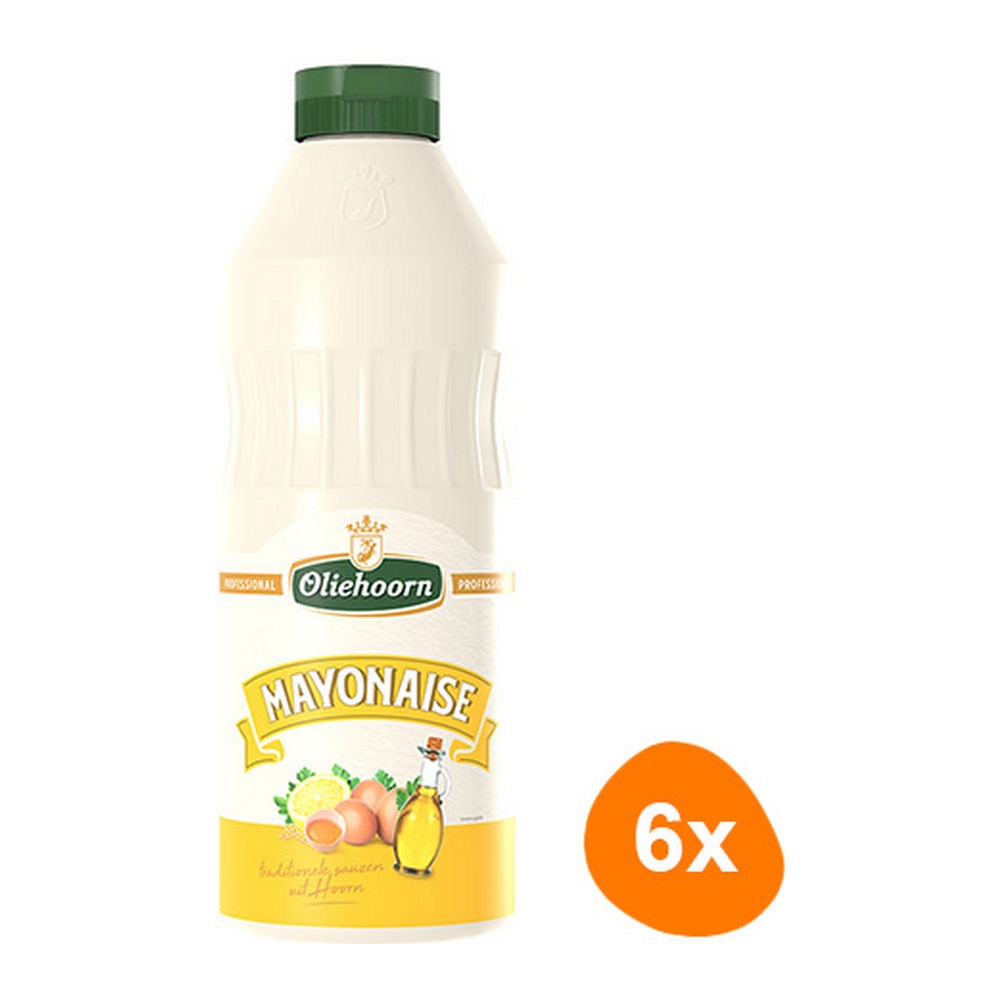 Oliehoorn Mayonaise 80 6x 900ml
