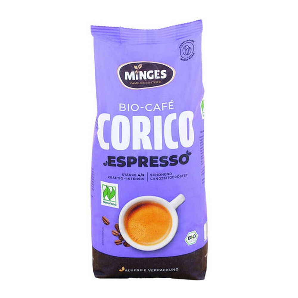 Minges Bio café Corico Espresso Bonen 8x 500g